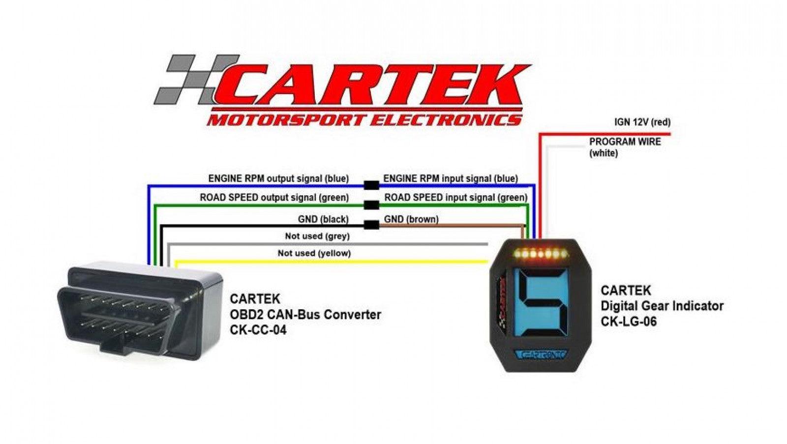 Cartek OBD2 CAN-BUS Signal Converter Adapter - Custom Diagnostics