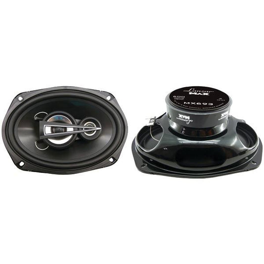 Lanzar MX693 MAX Series 3-Way Triaxial Speakers (6" x 9", 600 Watts)