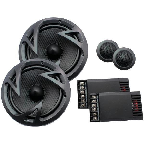 Power Acoustik EF-60C Edge Series 6.5" 500-Watt 2-Way Component Speaker Syste...