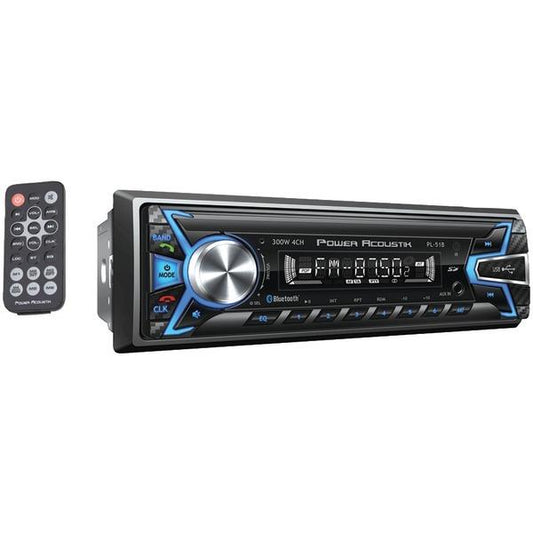 Power Acoustik PL-51B Single-DIN In-Dash Digital Audio Receiver (Bluetooth, D...